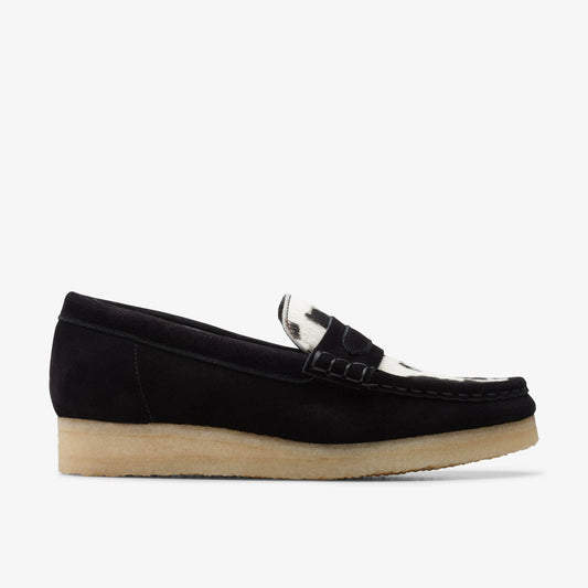 Clarks Value / Wallabee Loafer Cow Print HairOn