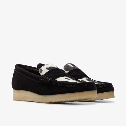 Clarks Value / Wallabee Loafer Cow Print HairOn