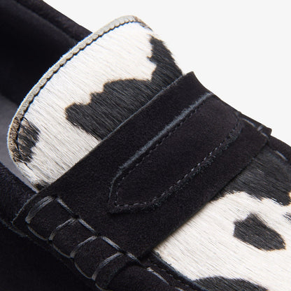 Clarks Value / Wallabee Loafer Cow Print HairOn