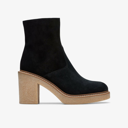 Clarks Best Price / Colden Up Black Suede