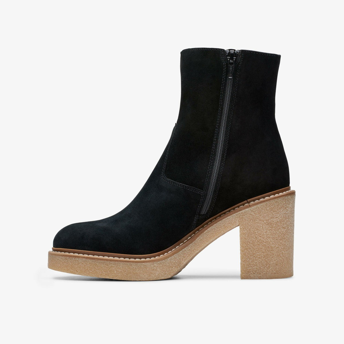 Clarks Best Price / Colden Up Black Suede