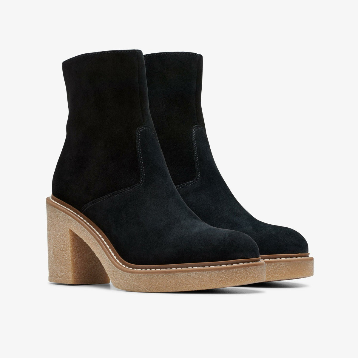 Clarks Best Price / Colden Up Black Suede