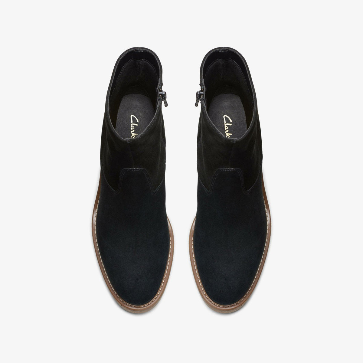 Clarks Best Price / Colden Up Black Suede