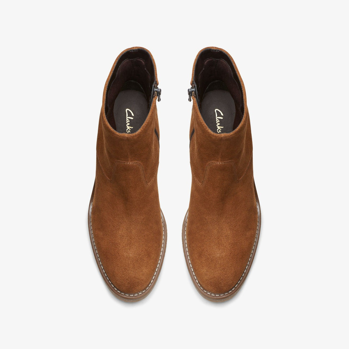 Clarks Classic / Colden Up Dark Tan Suede