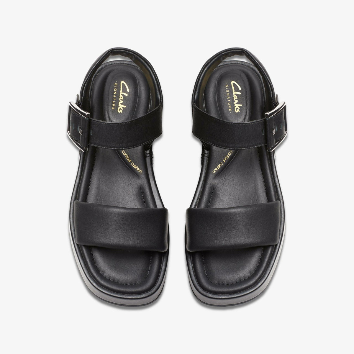 Clarks Quality / Alda Strap Black Leather