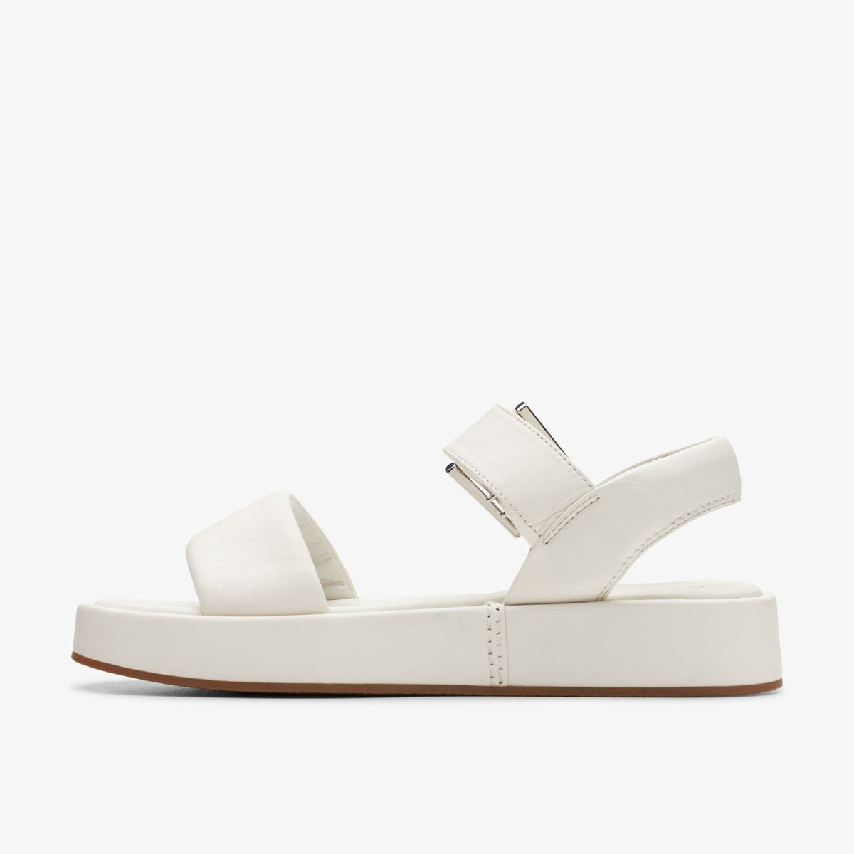 Clarks Recommended / Alda Strap Off White Leather