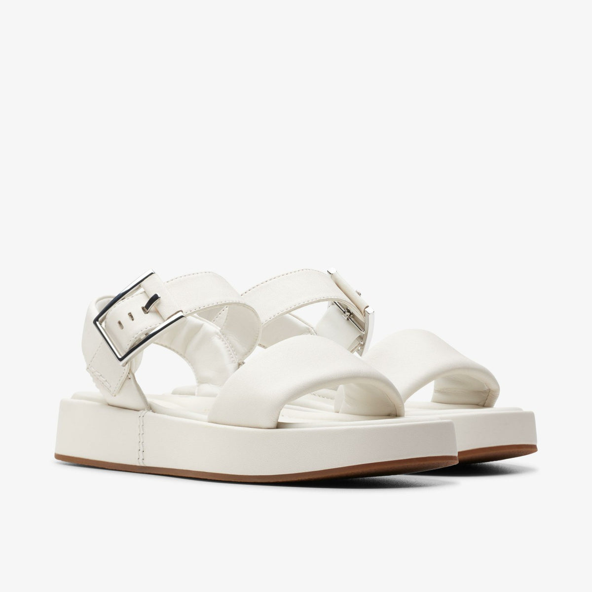 Clarks Recommended / Alda Strap Off White Leather
