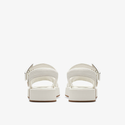 Clarks Recommended / Alda Strap Off White Leather