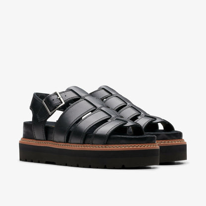 Clarks Great Value / Orianna Twist Black Leather