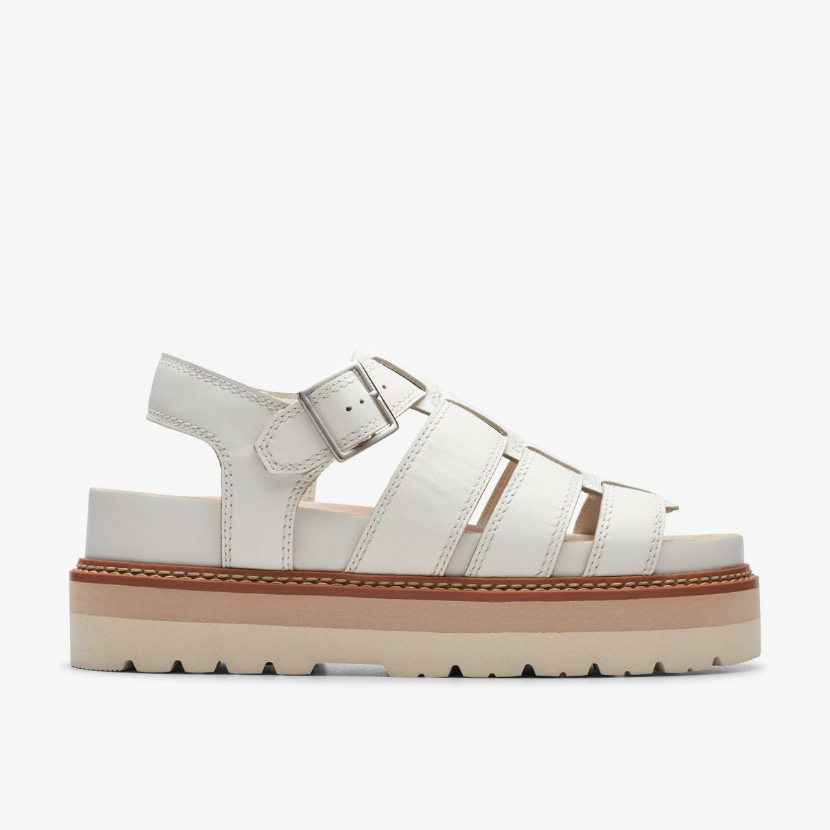 Clarks Classic / Orianna Twist Off White Leather