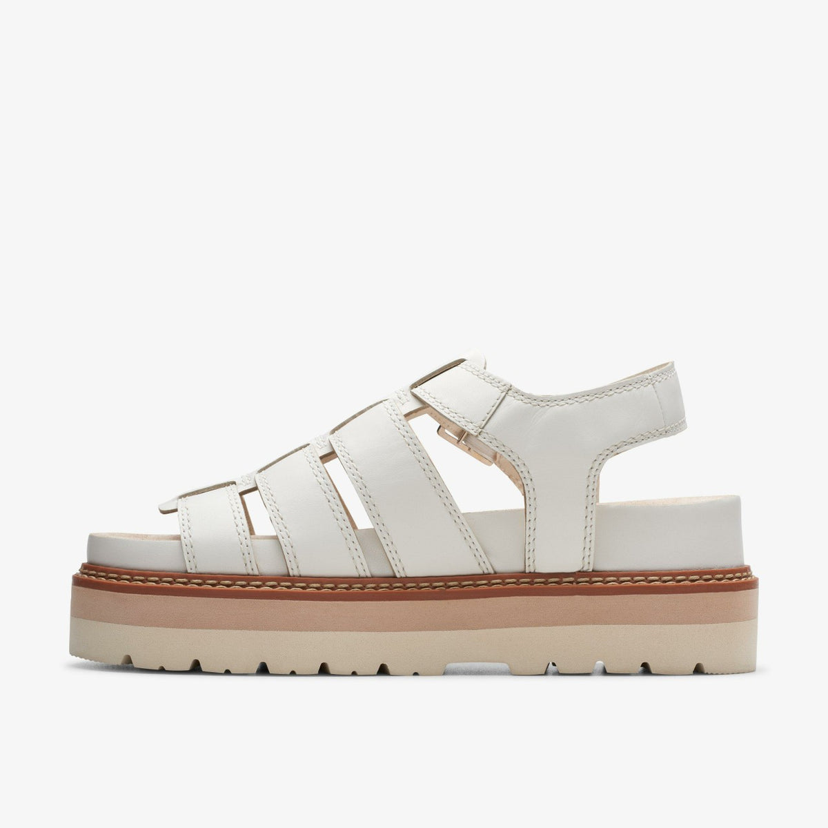 Clarks Classic / Orianna Twist Off White Leather