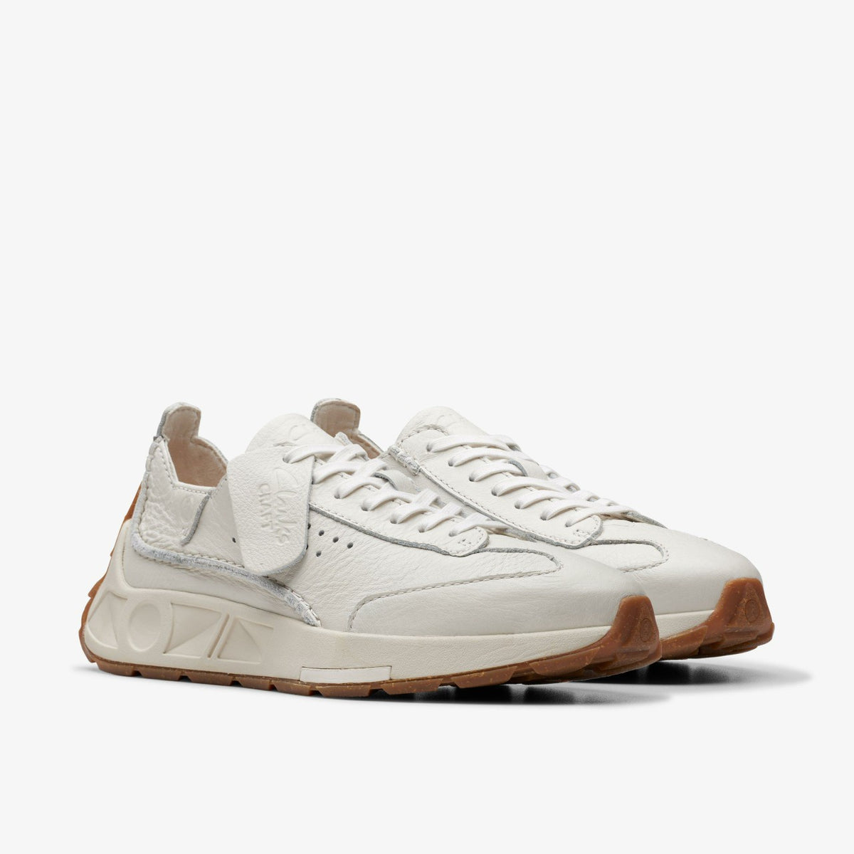 Clarks Great Value / Craft Speed Off White Leather