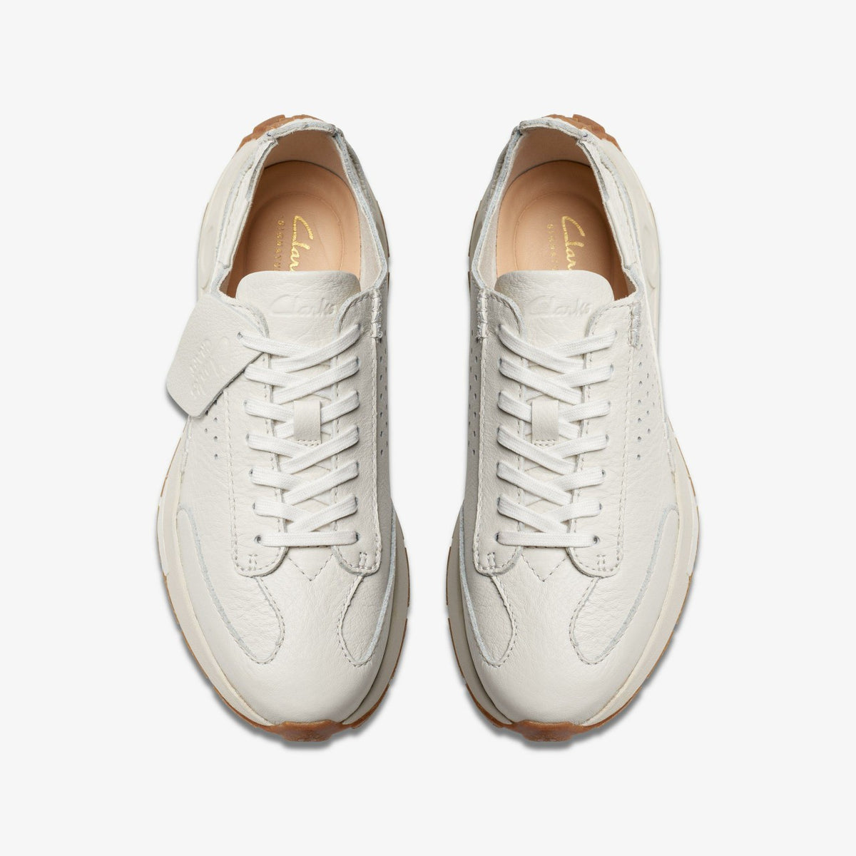 Clarks Great Value / Craft Speed Off White Leather