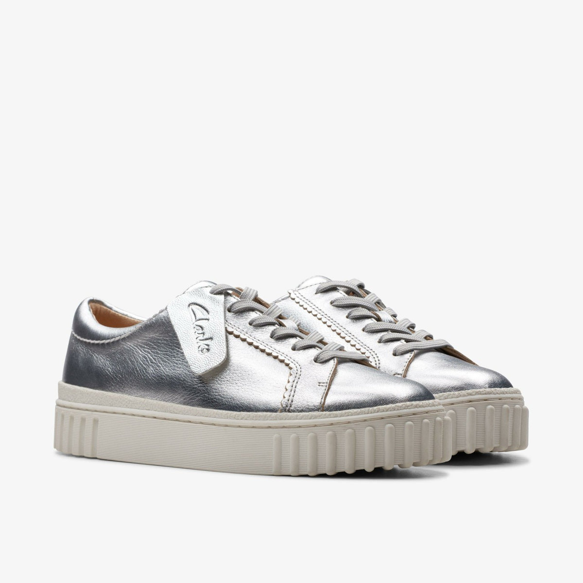 Clarks New / Mayhill Walk Silver Metallic