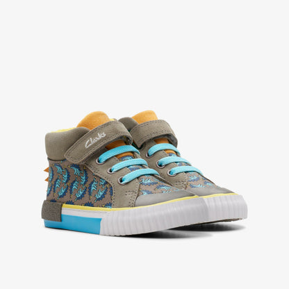 Clarks Hot Sale / Foxing Roar Hi Toddler Sage Combination
