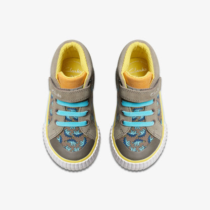 Clarks Hot Sale / Foxing Roar Hi Toddler Sage Combination
