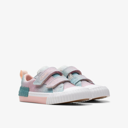 Clarks Best Price / Foxing Brill Toddler Pastel