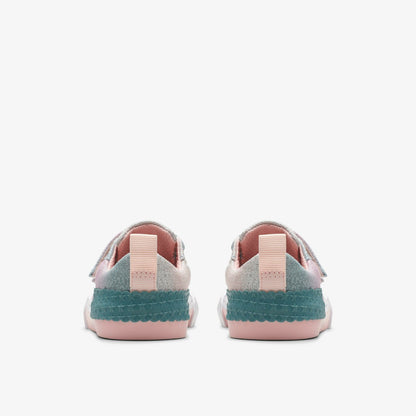 Clarks Best Price / Foxing Brill Toddler Pastel