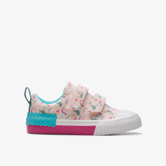 Clarks New / Foxing Myth Toddler Pink Multicolour