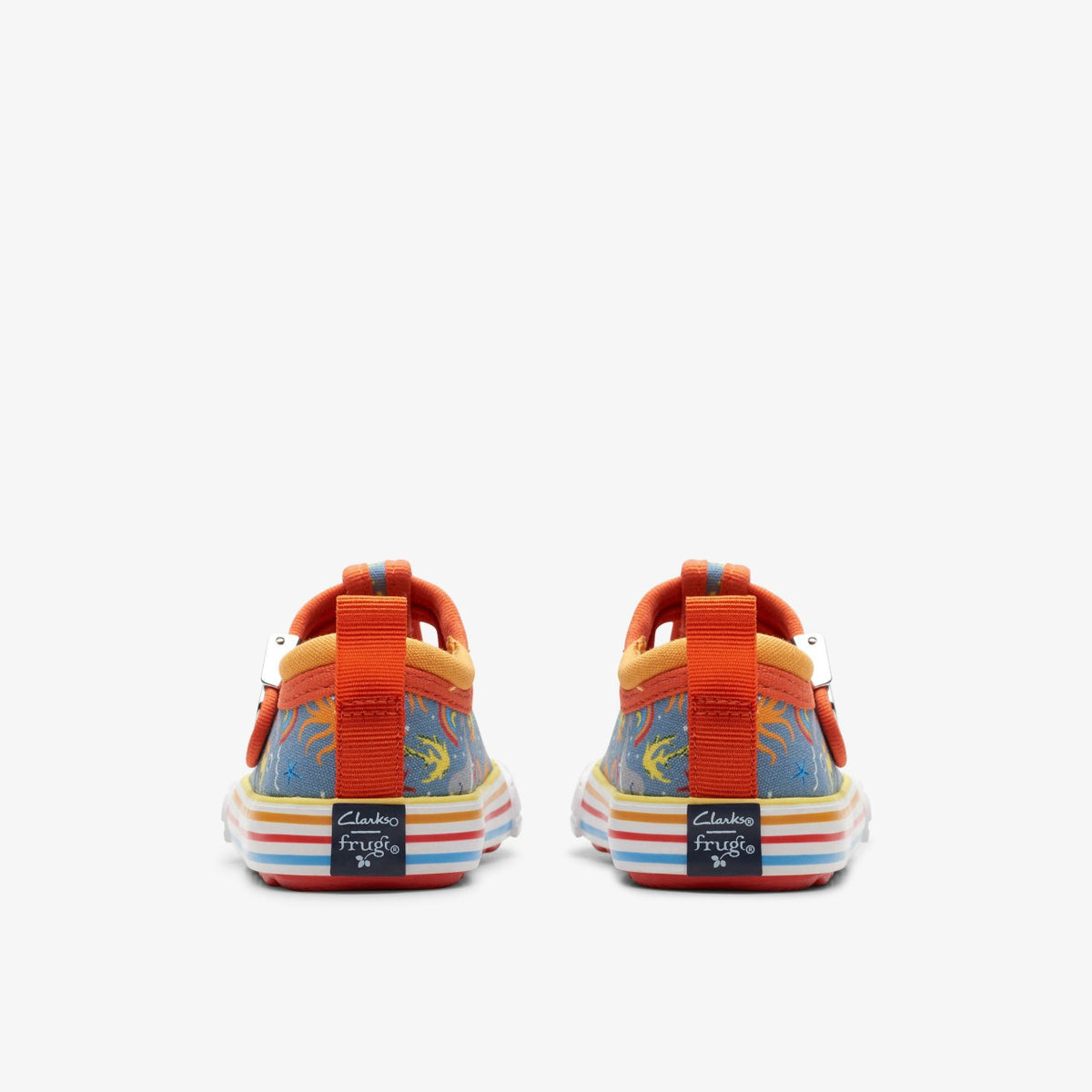 Clarks Hot Sale / Foxing Fish Toddler Grey Print