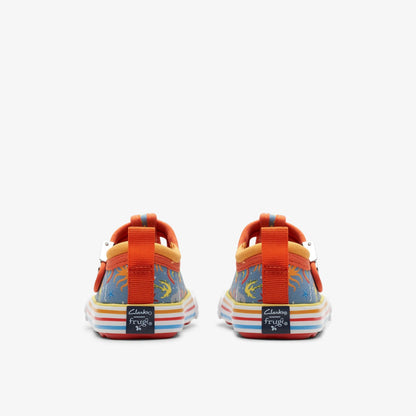 Clarks Hot Sale / Foxing Fish Toddler Grey Print