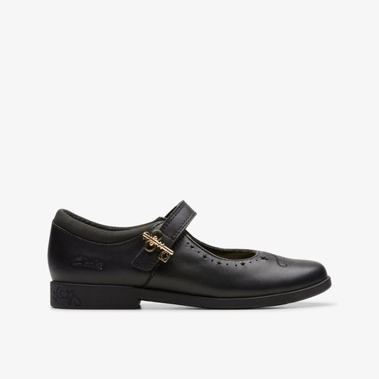 Clarks Value / Lock Magic Kid Black Leather
