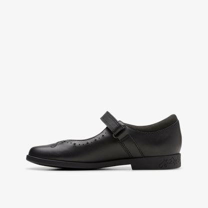 Clarks Value / Lock Magic Kid Black Leather