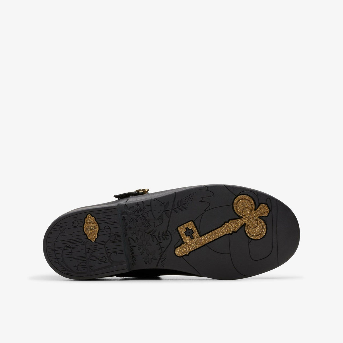 Clarks Value / Lock Magic Kid Black Leather