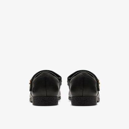 Clarks Value / Lock Magic Kid Black Leather