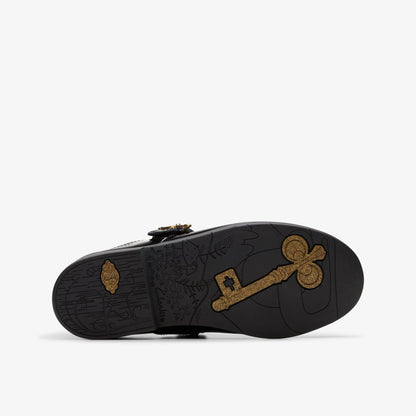 Clarks Exclusive / Lock Shine Kid Black Patent