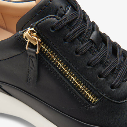 Clarks Top Pick / Tivoli Zip Black Leather