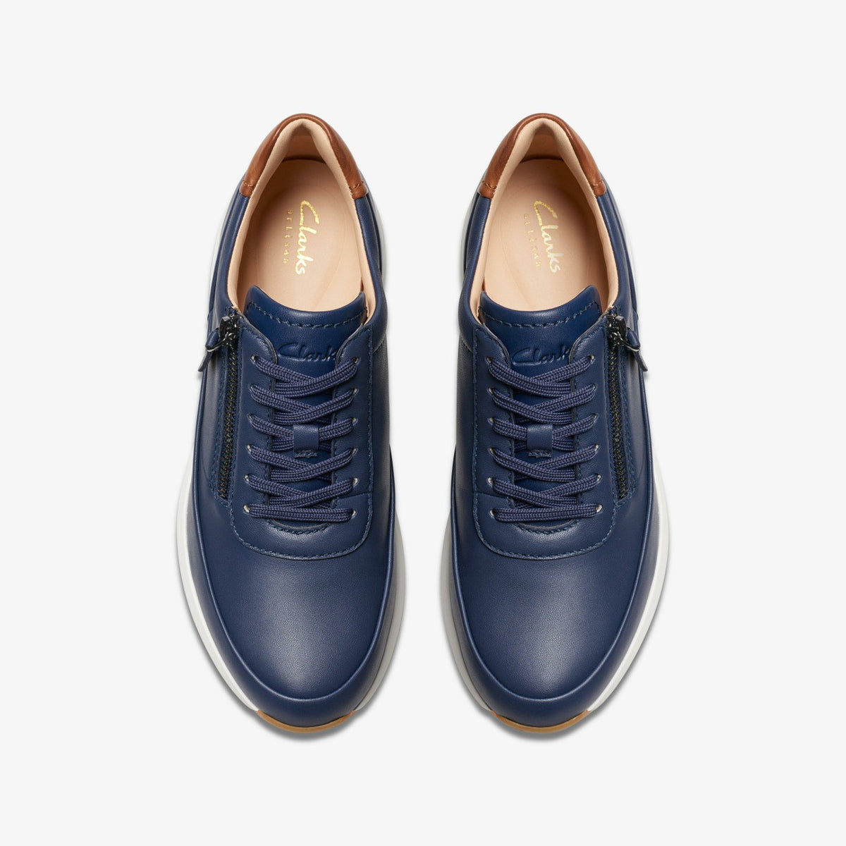 Clarks Quality / Tivoli Zip Navy Leather