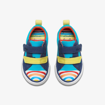 Clarks Latest / Foxing Ocean Toddler Blue Multicolour