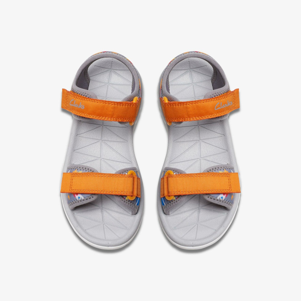 Clarks Everyday / Surfing Tide Kid Grey/Orange