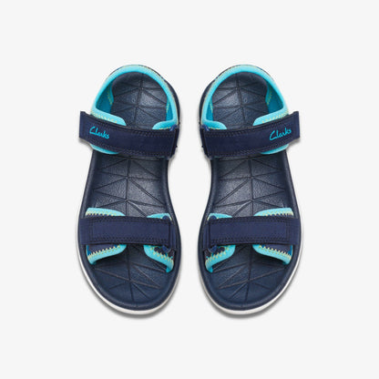 Clarks Best Price / Surfing Tide Kid Navy