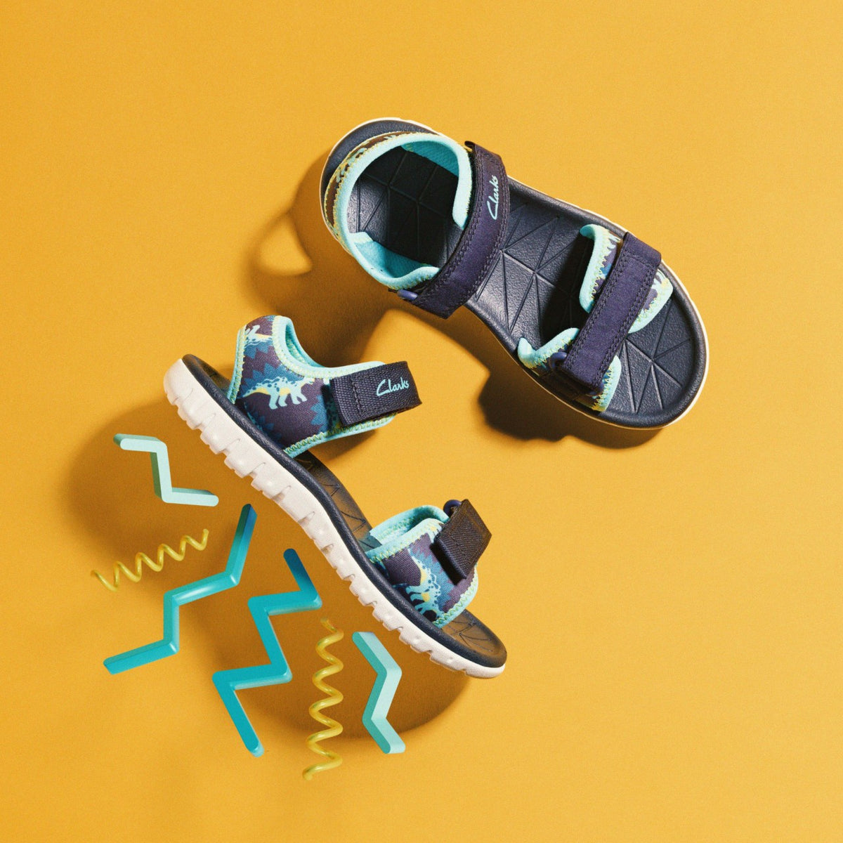 Clarks Best Price / Surfing Tide Kid Navy