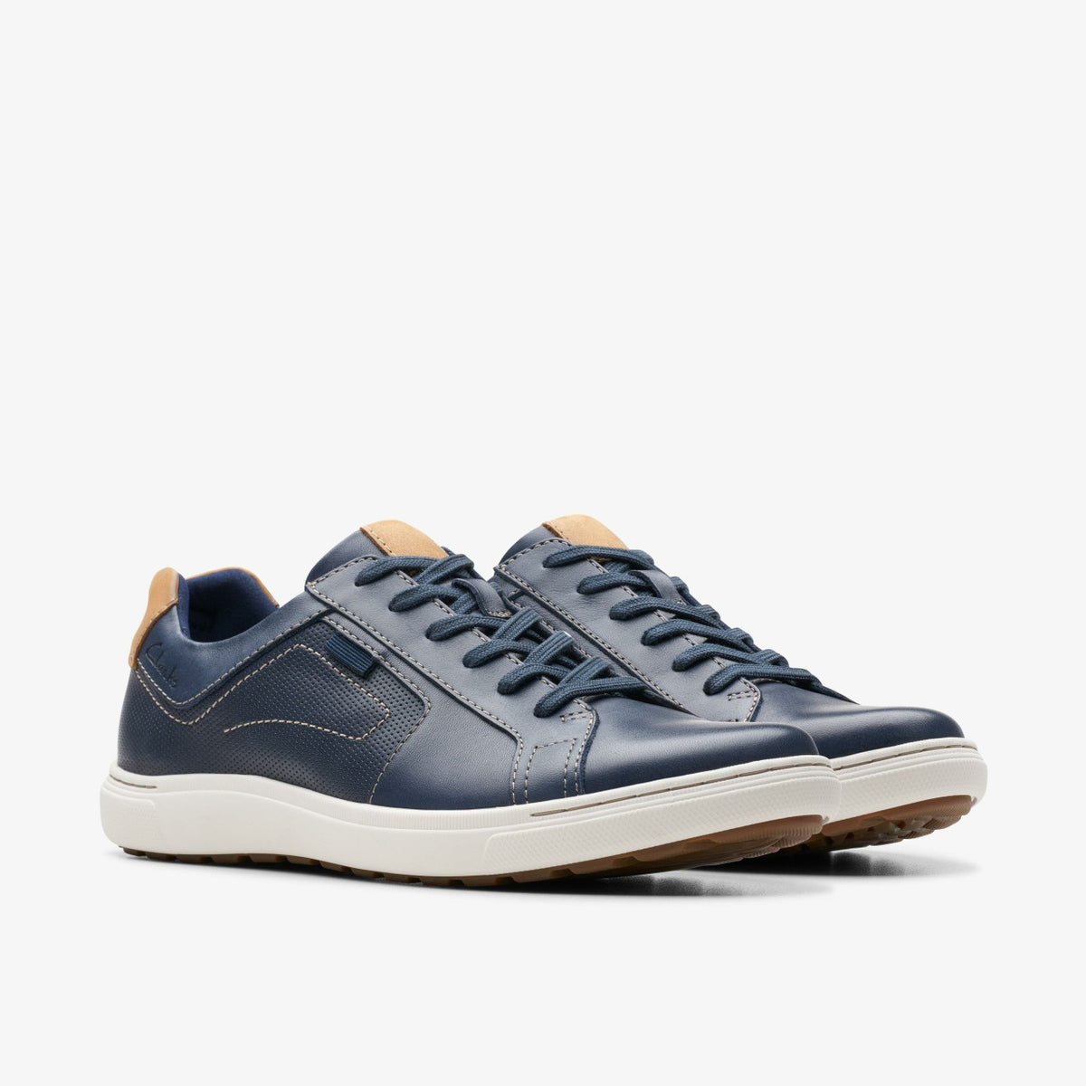 Clarks Featured / Mapstone Lace Navy Leather