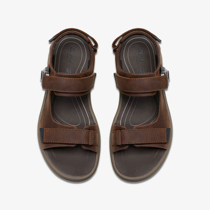 Clarks Popular / Saltway Trail Dark Brown Leather