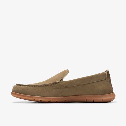 Clarks Great Value / Flexway Step Olive Suede