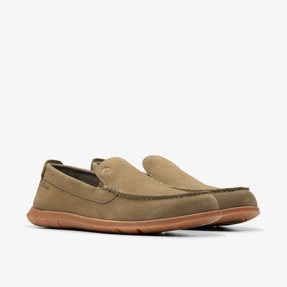 Clarks Great Value / Flexway Step Olive Suede