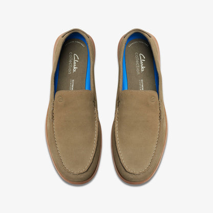 Clarks Great Value / Flexway Step Olive Suede