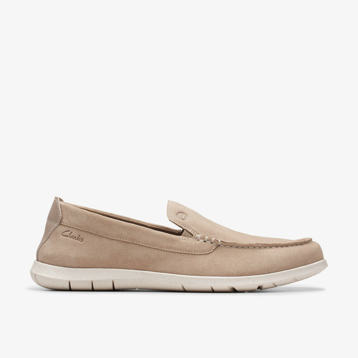 Clarks Trusted / Flexway Step Loafer Sand Suede