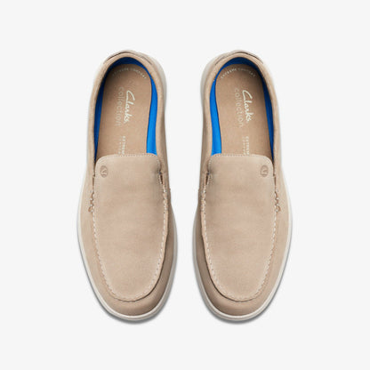 Clarks Trusted / Flexway Step Loafer Sand Suede
