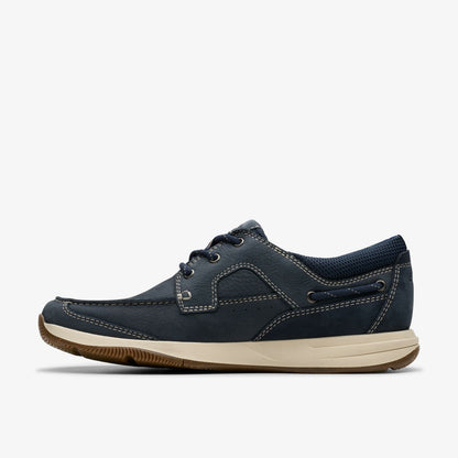 Clarks Best Seller / Sailview Lace Navy Nubuck