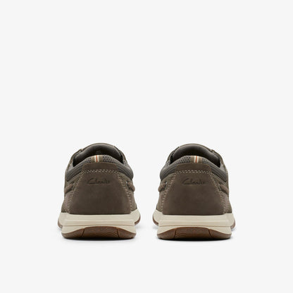 Clarks Top Pick / Sailview Lace Taupe Nubuck
