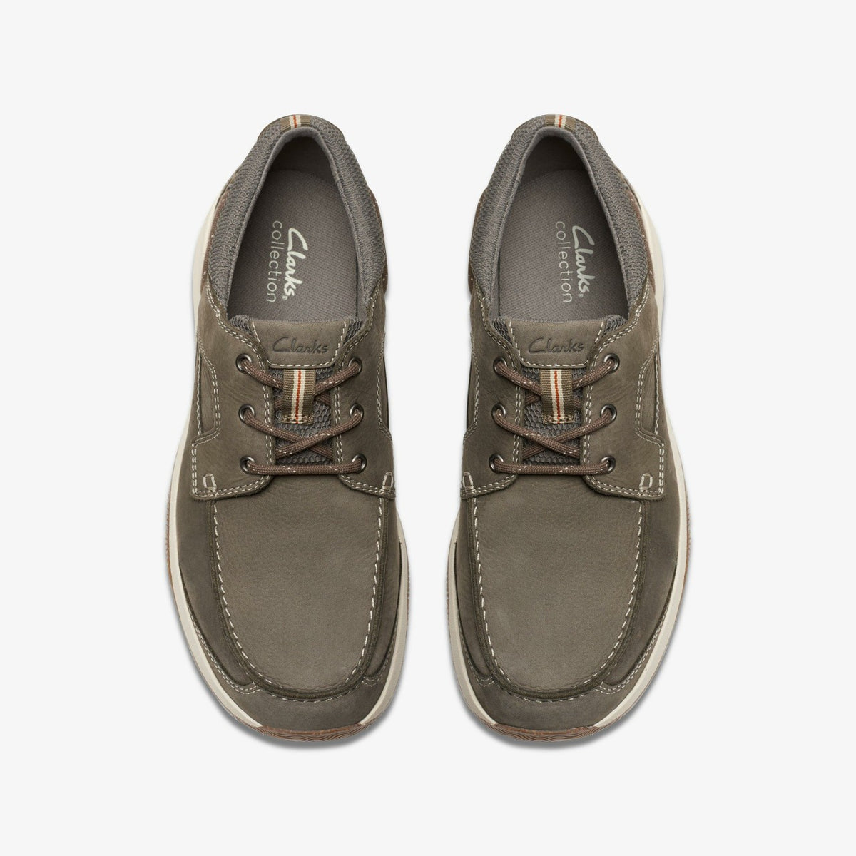 Clarks Top Pick / Sailview Lace Taupe Nubuck