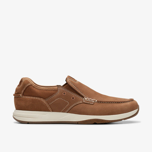 Clarks Smart Buy / Sailview Step Loafer Light Tan Nubuck