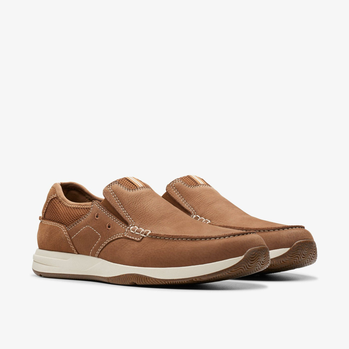 Clarks Smart Buy / Sailview Step Loafer Light Tan Nubuck