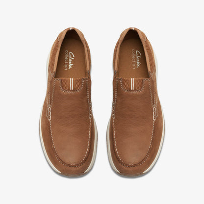 Clarks Smart Buy / Sailview Step Loafer Light Tan Nubuck