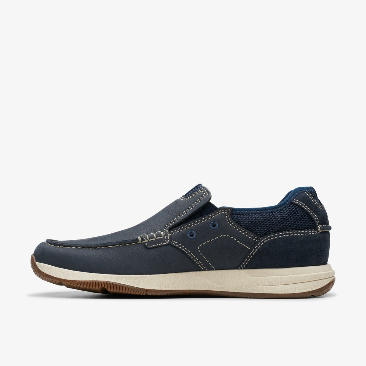Clarks Sale / Sailview Step Loafer Navy Nubuck